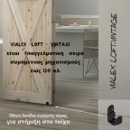 Ρυθμιζόμενος οδηγός δαπέδου συρόμενης πόρτας αχυρώνα VIALEX LOFT