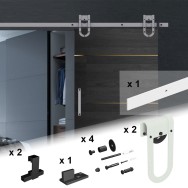 Μηχανισμός πόρτας αχυρώνα MAGNI WHITE 120 kg.