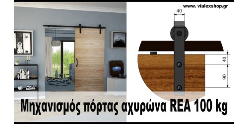 Μηχανισμός συρόμενης πόρτας VIALEX - REA